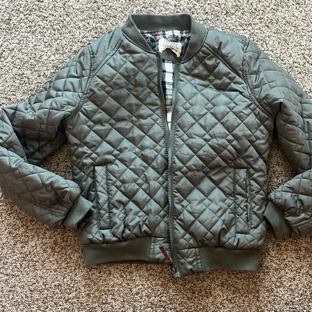 Quilted Bomber Jacket